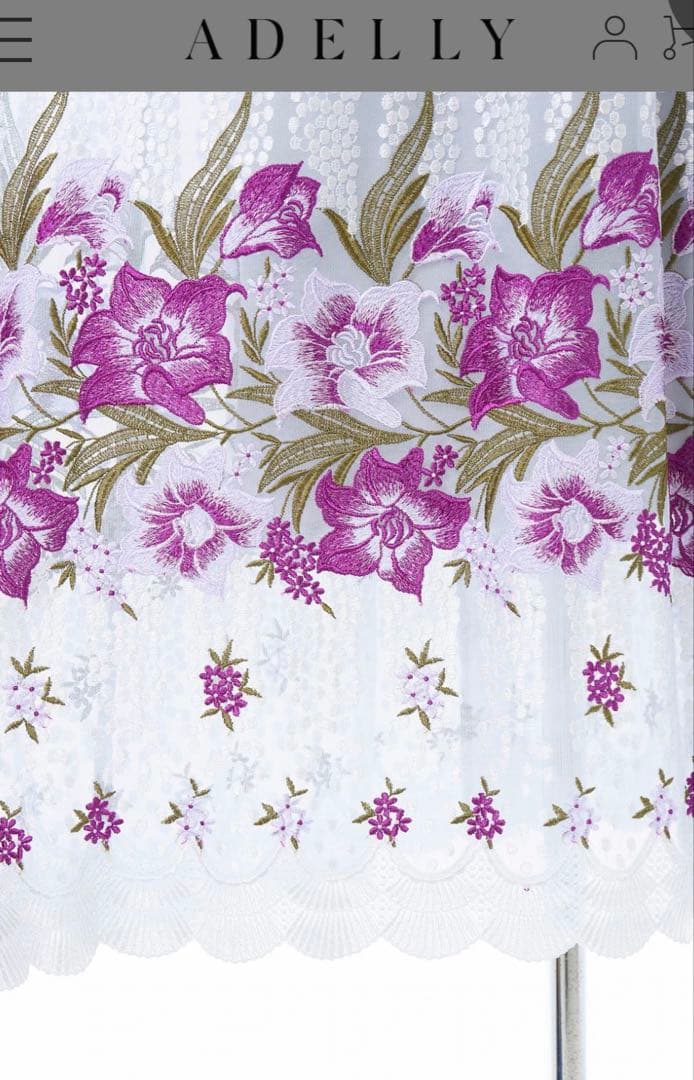 adelly ピンタックヨークワンピース