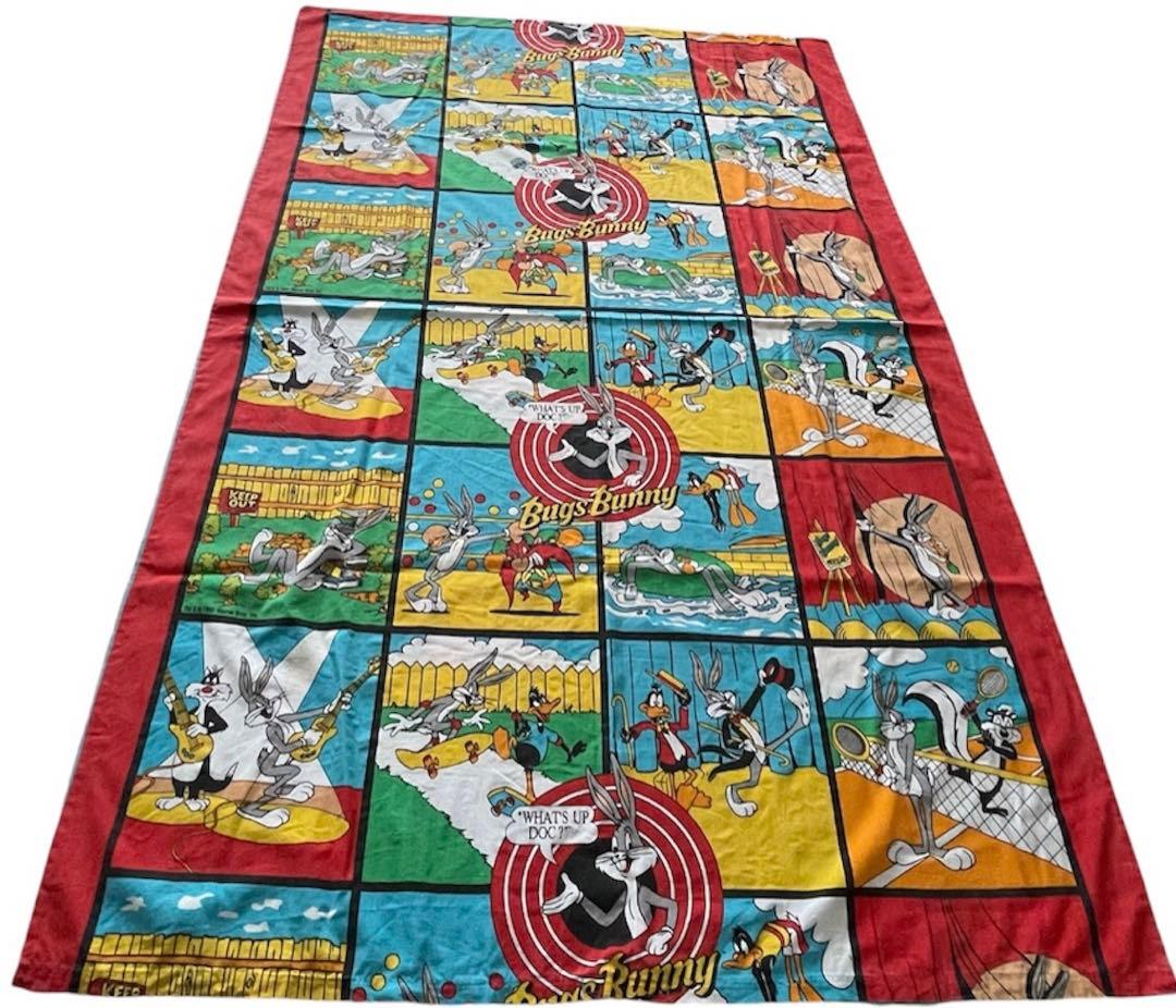 ビンテージシーツ　バックスバニー　カバー