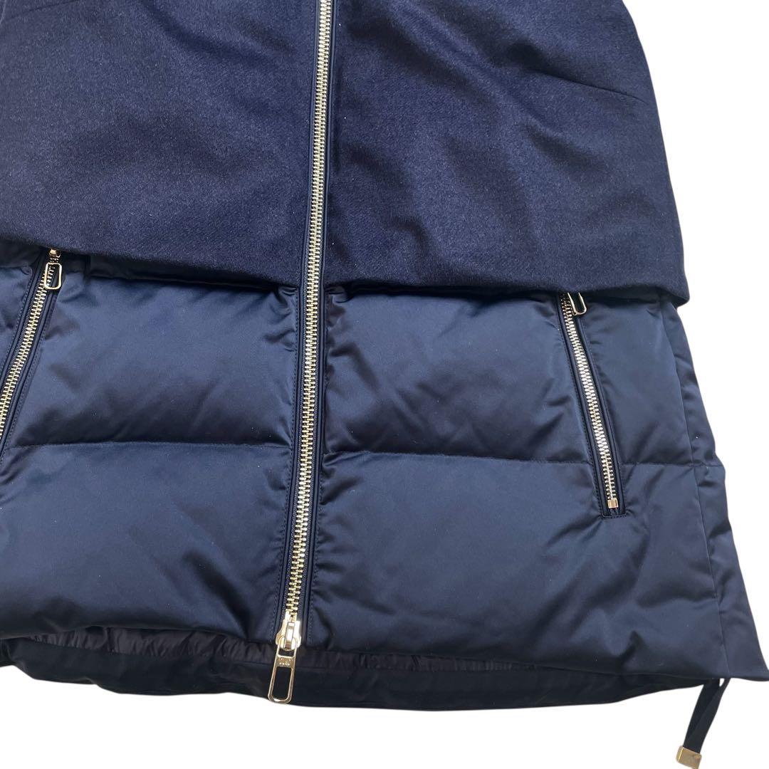 l**様 DUNO デュノ JULIA ジュリア ダウンジャケット ネイビー ウ