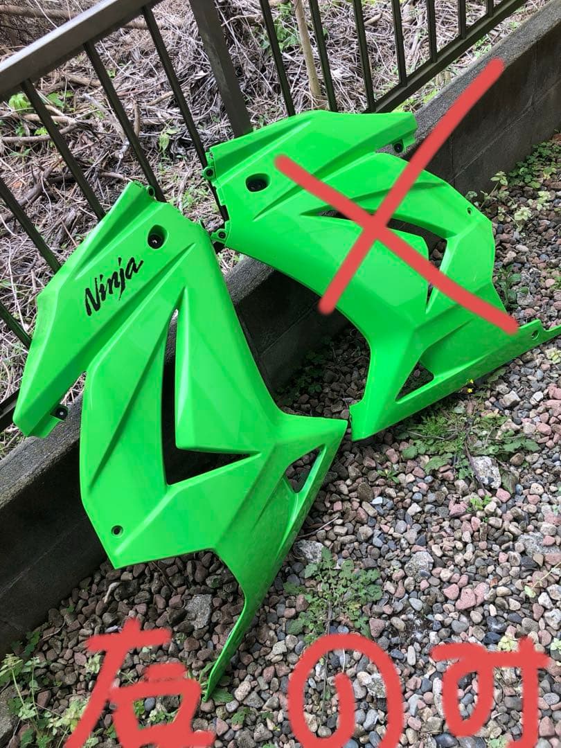 Ninja250R サイドカウル グリーン 右のみ