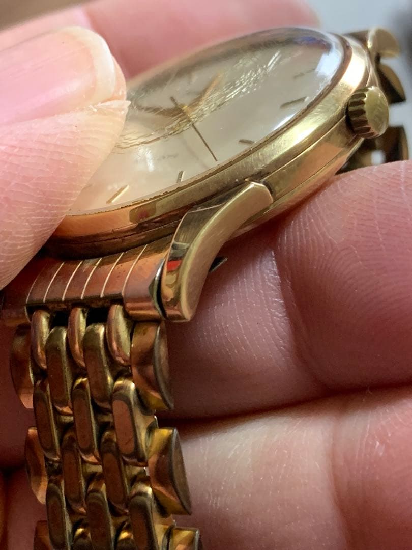 IWC シャウハウゼン自動巻き時計 1960年代　たぶんK18？