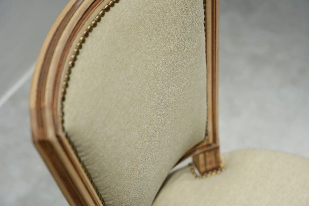 フランスアンティーク　ルイ16世様式 椅子　張替え済み　フレンチチェア