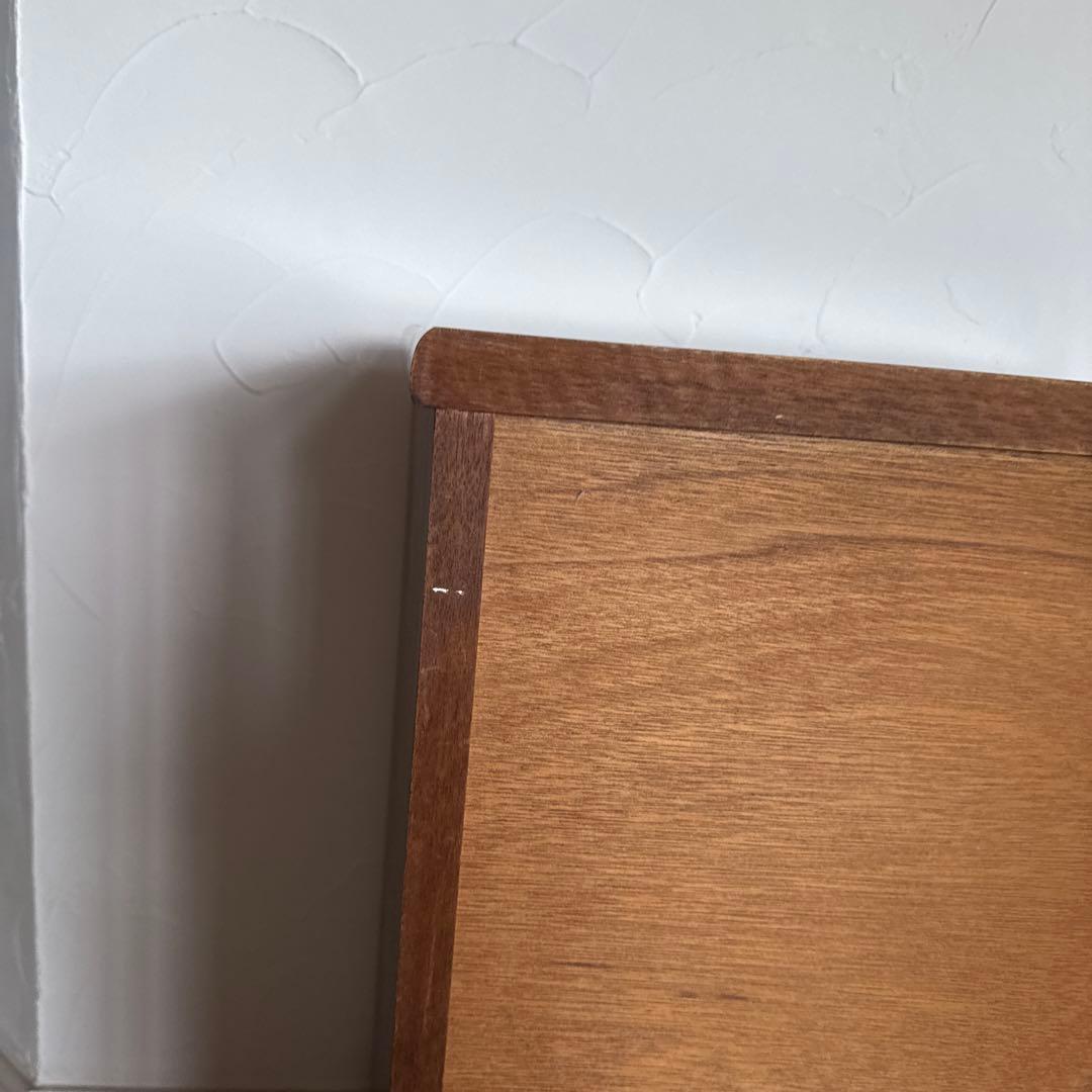 木製4段チェスト 動物イラスト付き