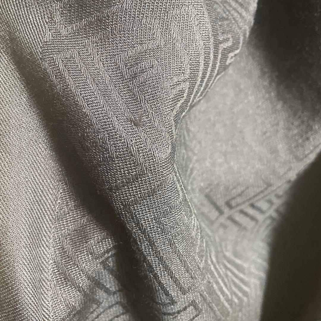 フェンディ　ストール　ブラウン　グレー