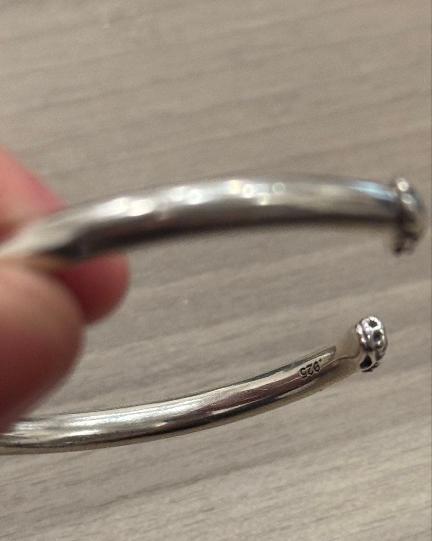 たぴ　クロムハーツ　Chrome Hearts ダブルドッグ　バングル