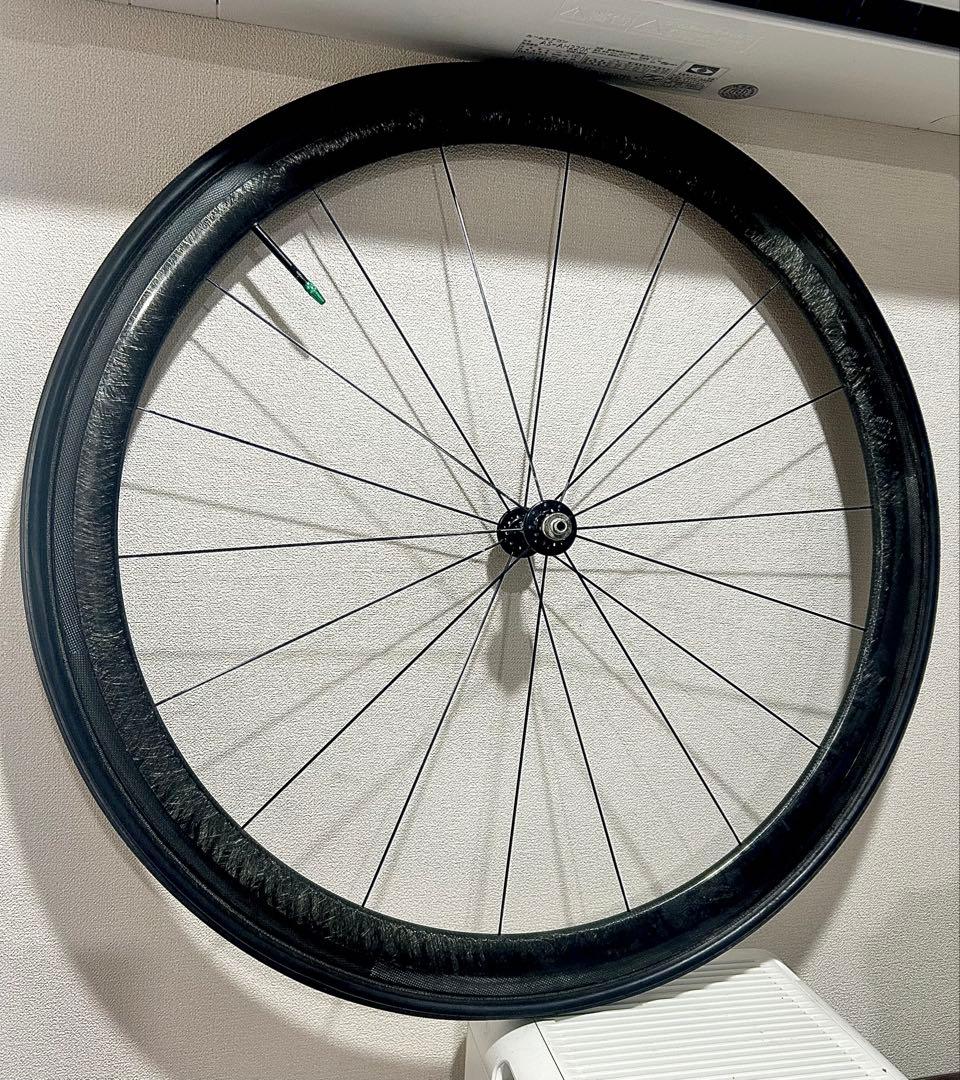 ◆TNIハブ仕様Carbonカーボンホイール前輪＆チューブラータイヤ付0.85g