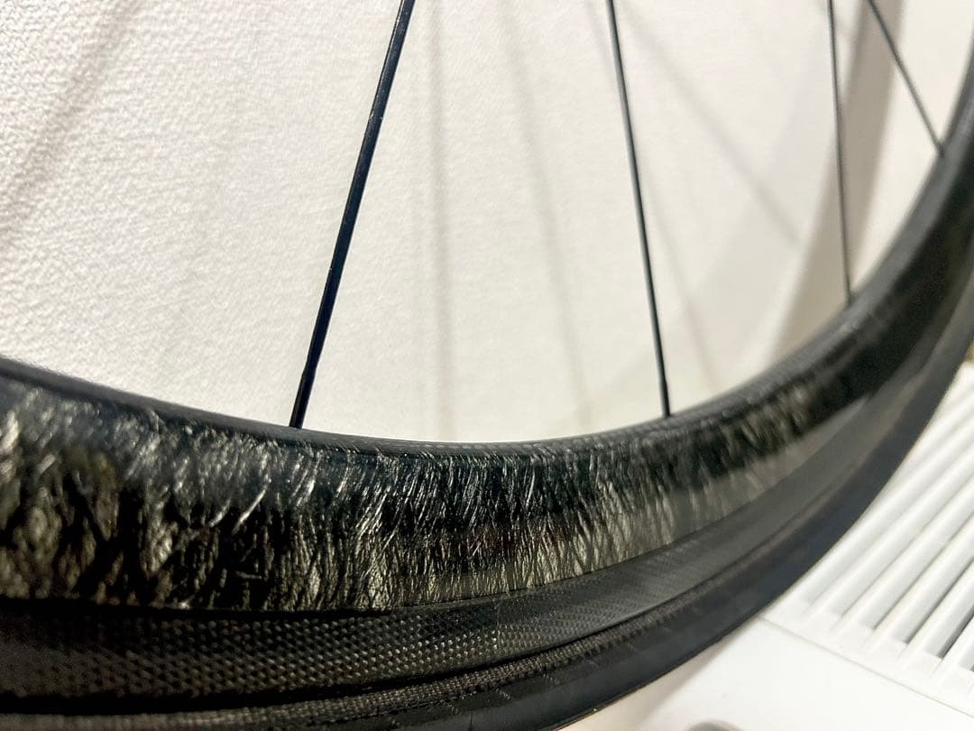 ◆TNIハブ仕様Carbonカーボンホイール前輪＆チューブラータイヤ付0.85g