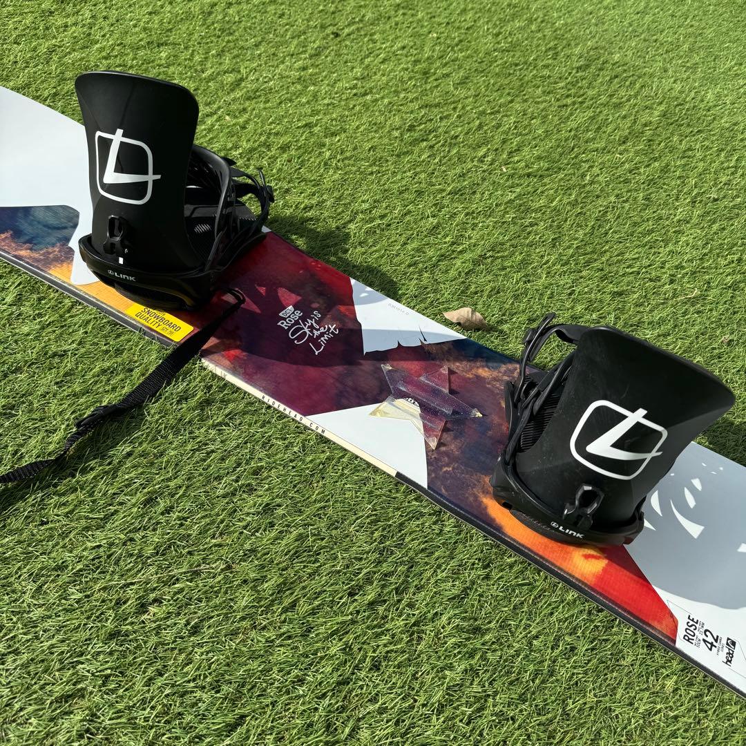 レディース　HEAD ROSE 142cm 18/19 LINK S セット