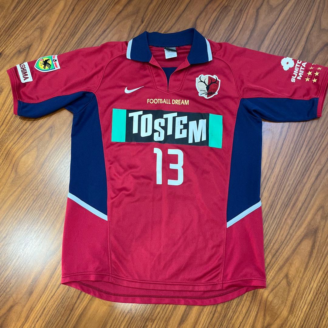 鹿島アントラーズ　ユニフォーム　背番号13 柳沢敦選手　サイン入り　レア