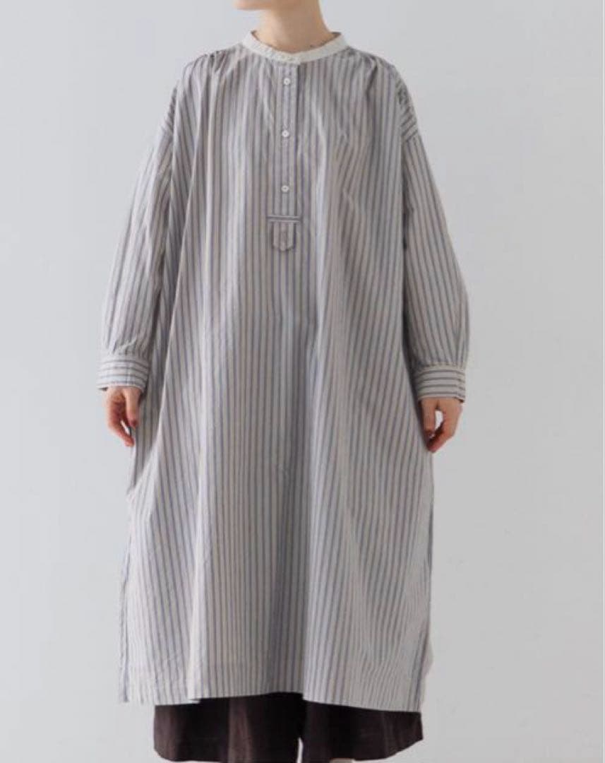 専用です 2025AWネストローブコットンストライププルオンワンピース 現行品