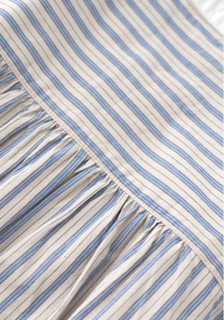 専用です 2025AWネストローブコットンストライププルオンワンピース 現行品