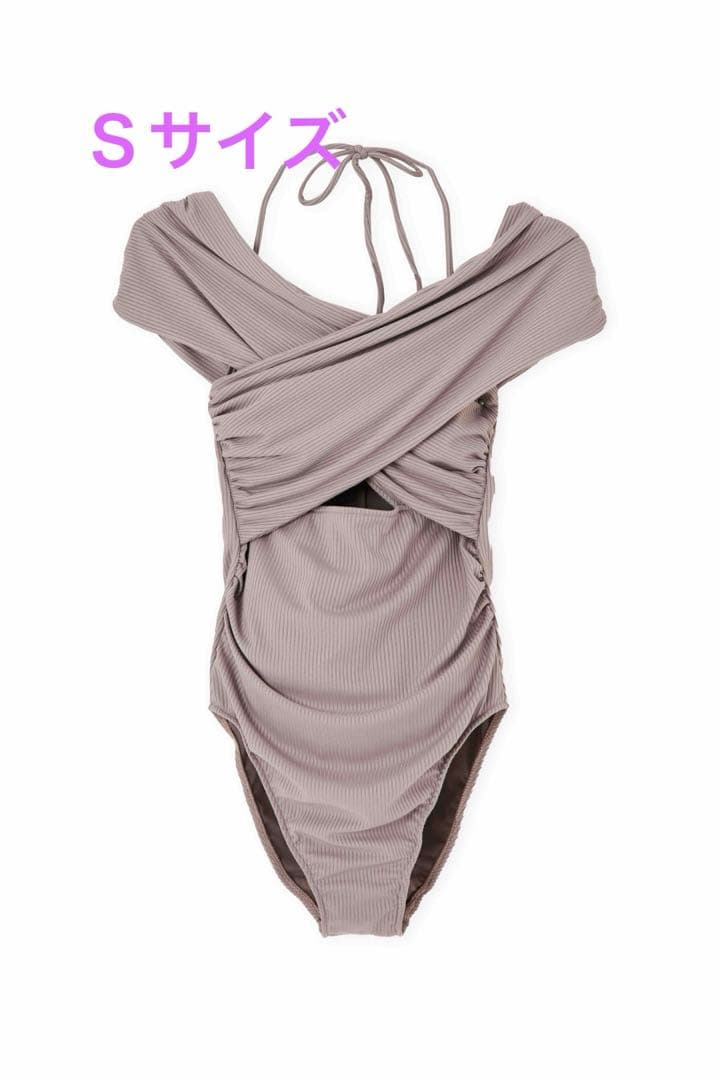 herlipto 2Way Cut-Out Ribbed Swimwear Ｓ