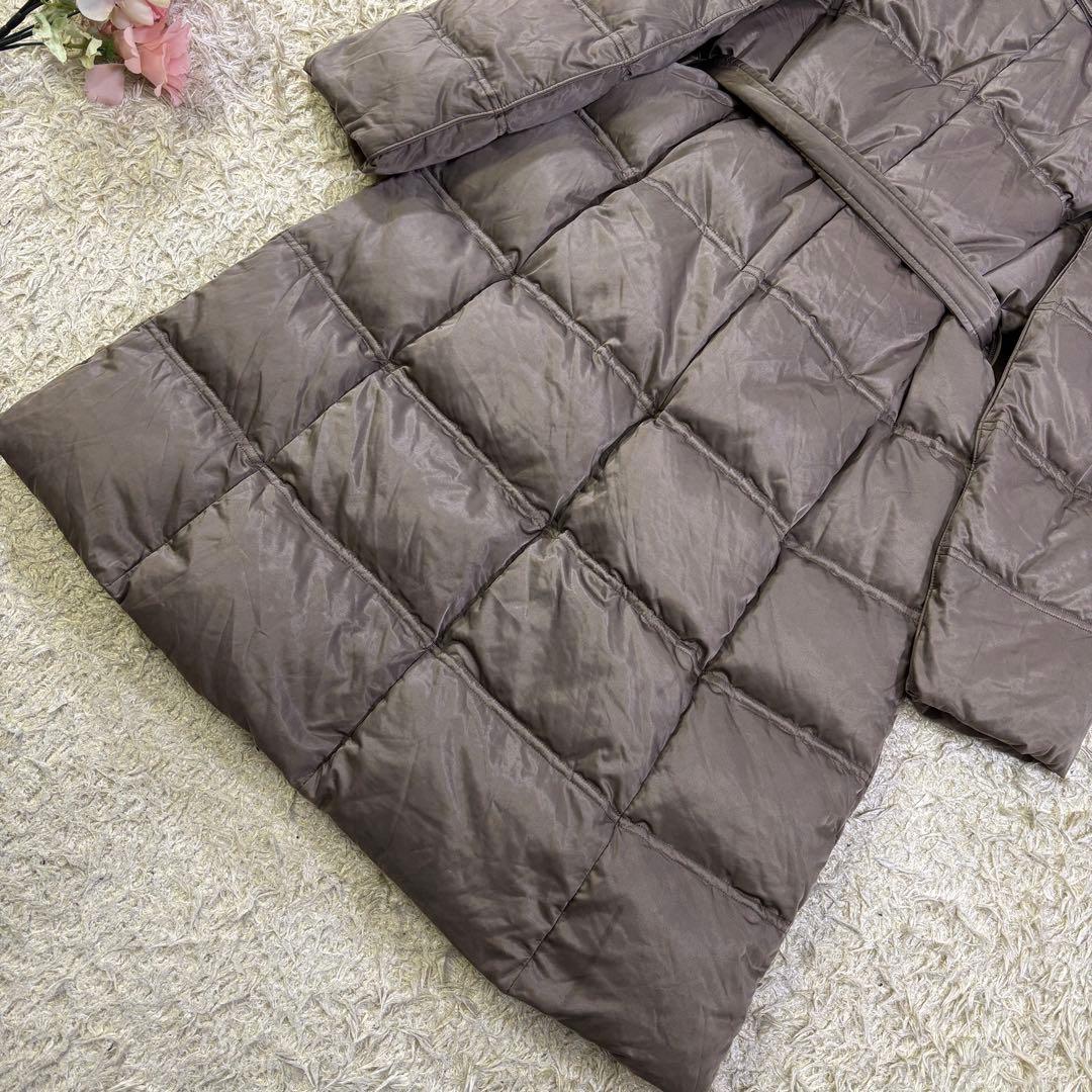 23区　大きいサイズ　ベルト　ハイネック　ダウンコート　ジャンパー　46