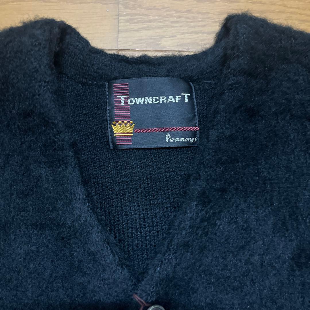 TOWNCRAFT タウンクラフト　モヘア　シャギー　カーディガン
