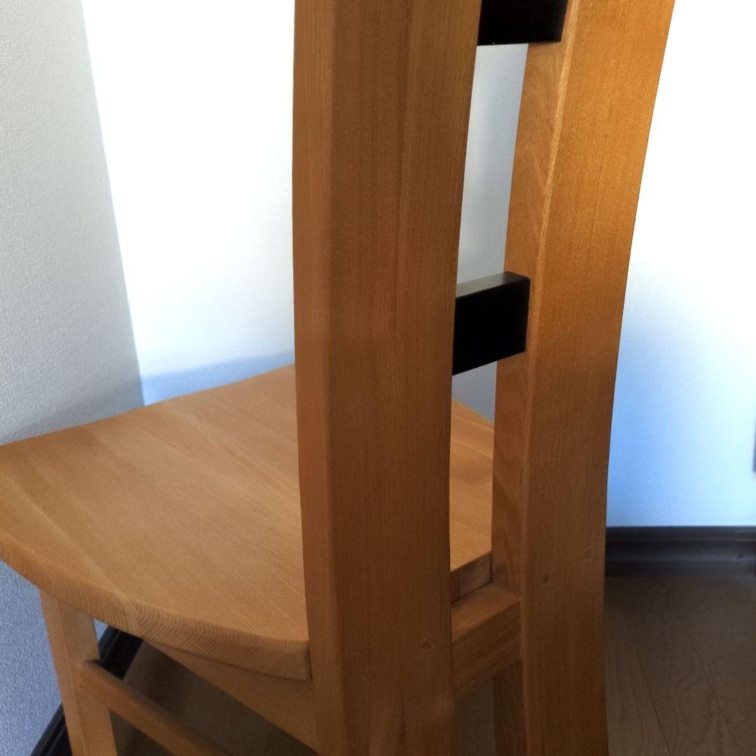 ナチュラルウッド 椅子 イス チェア 一脚