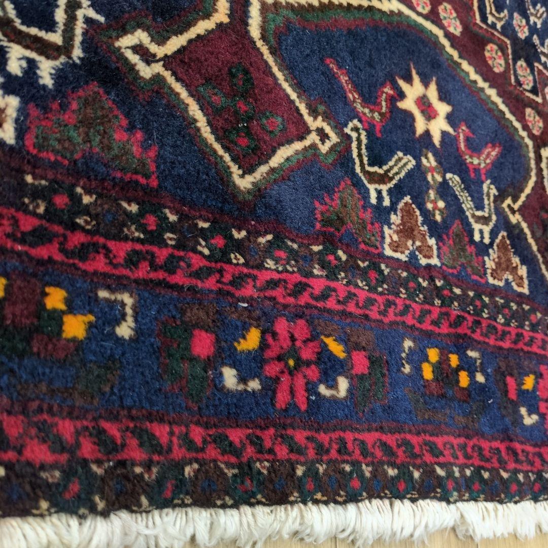 ペルシャ絨毯 手織り 草木染　スィールジャーン産 200x130 Sirjan