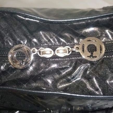 ✨美品✨GHERARDINI　ソフティー　トートバッグ　ブラック × ラメ　A4