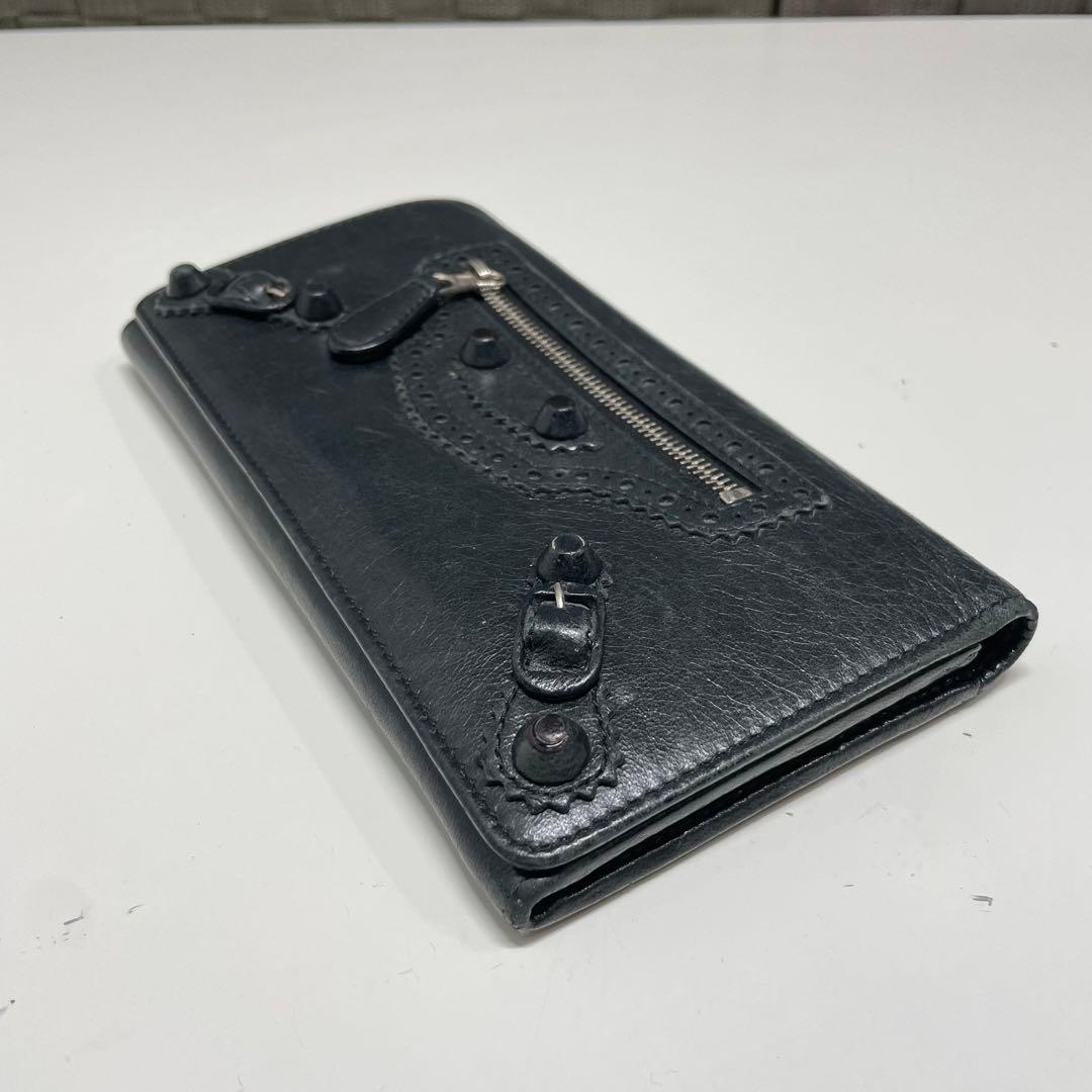 の*の様 BALENCIAGA シティ　レザー 長財布