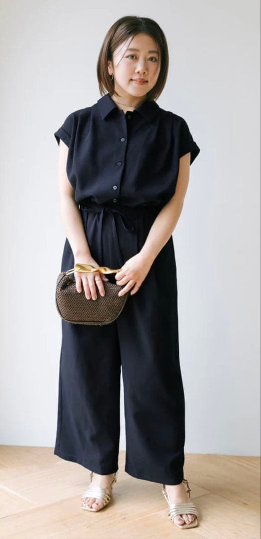 COHINA 【吸水速乾】セミドッキングオールインワン ネイビー　レギュラー