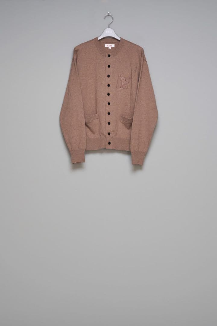 な*こ様 MASU 25aw 10 BUTTONS CARDIGAN - BEI