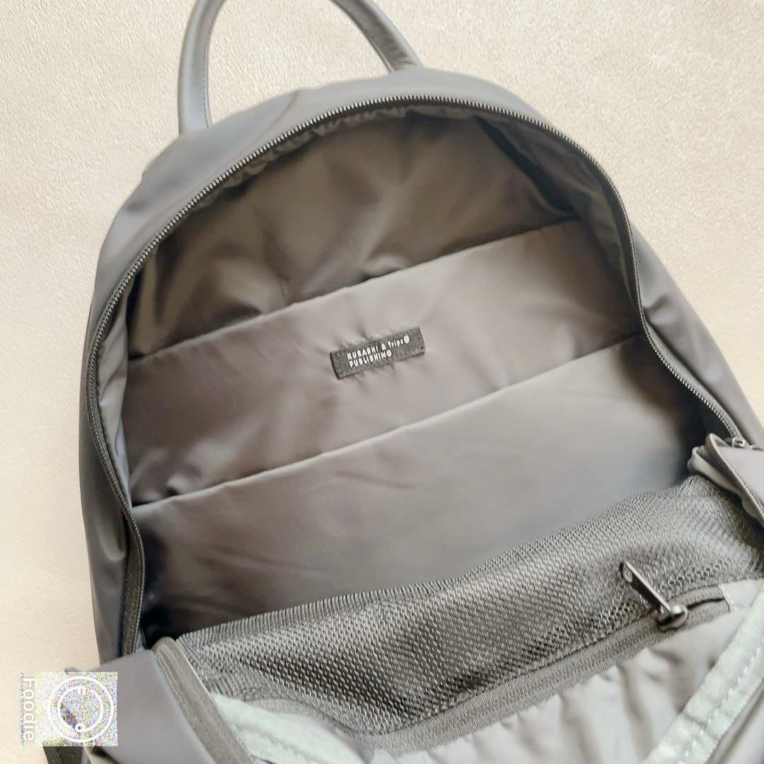 良好　完売品　クラシ&トリップ　黒 シンプル バック　リュック　レザー　ナイロン