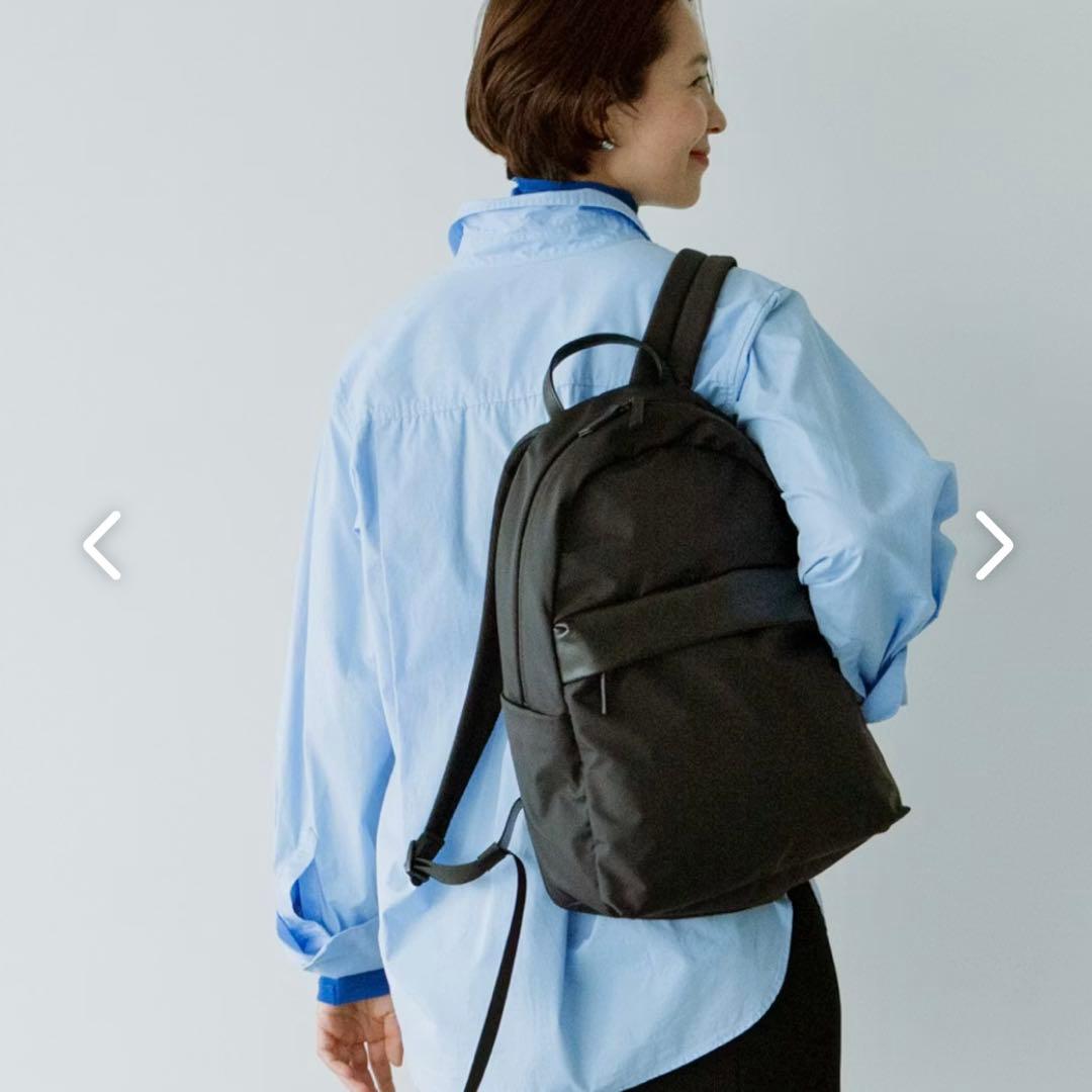 良好　完売品　クラシ&トリップ　黒 シンプル バック　リュック　レザー　ナイロン