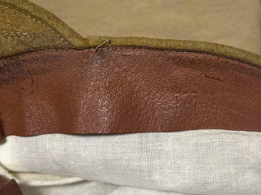 実物　日本軍日本陸軍　下士官兵　略帽/戦帽/戦闘帽(昭和13〜15年製　中號)