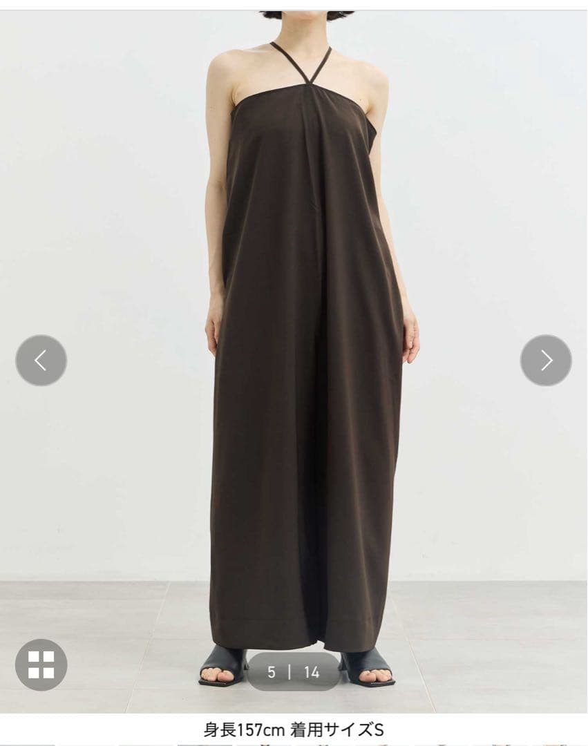 【louren】drape wide all in one M