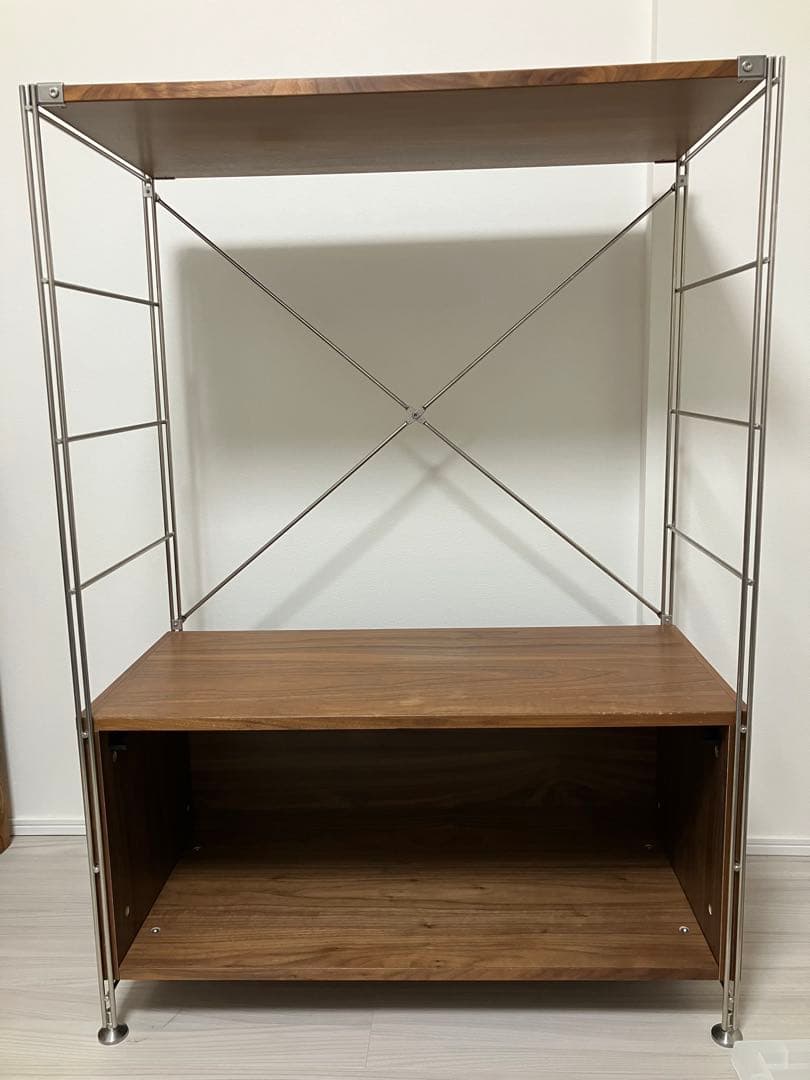 無印良品　ユニットシェルフ　フラップ扉ボックス