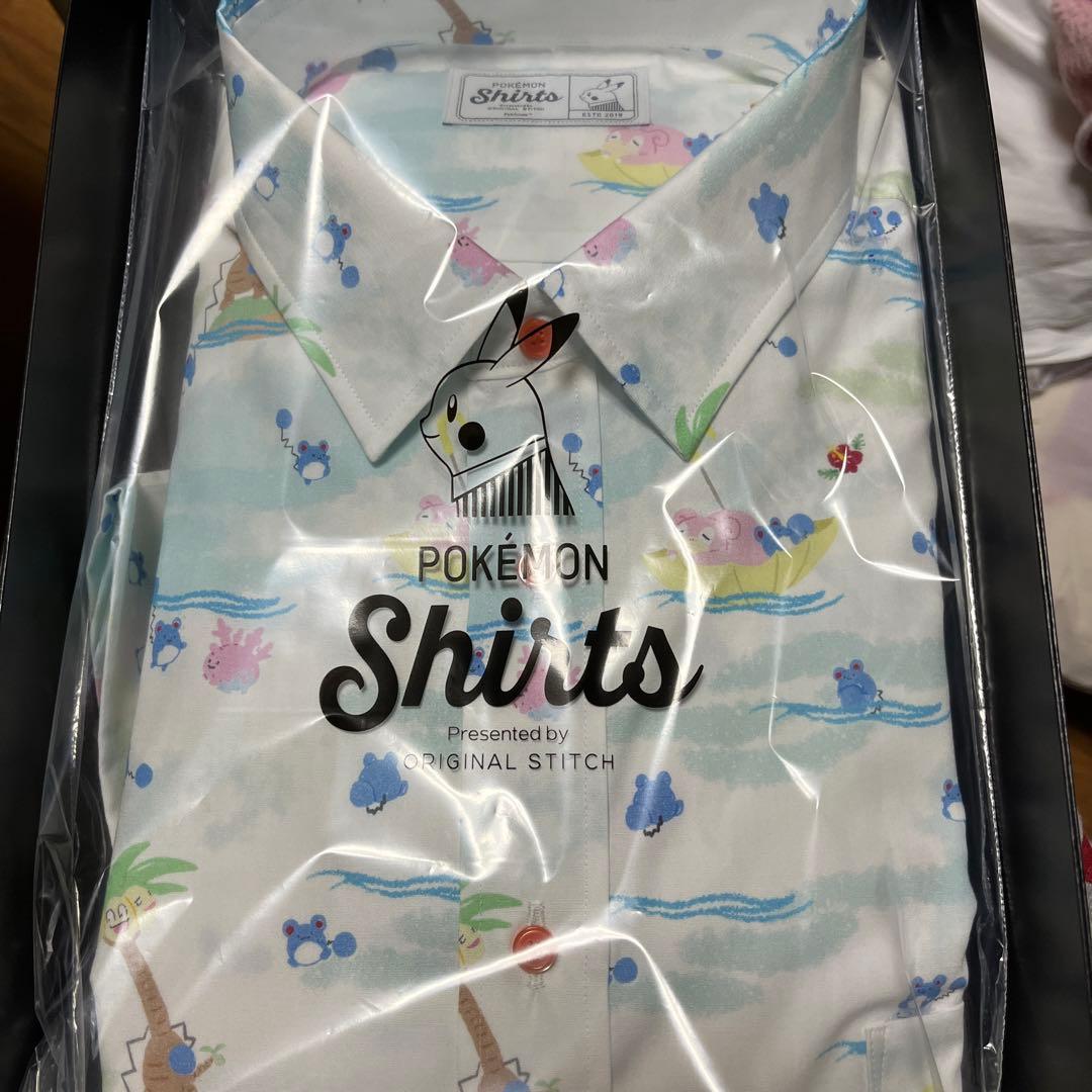 【新品・未使用品】original stitch ポケモン　シャツ　マリル柄