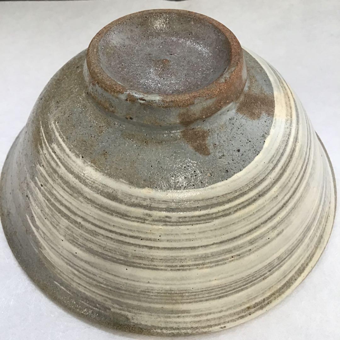 茶道具　茶碗　高麗焼茶碗　楽善斎　刷毛目茶碗　李方子　作　共箱　S217CW