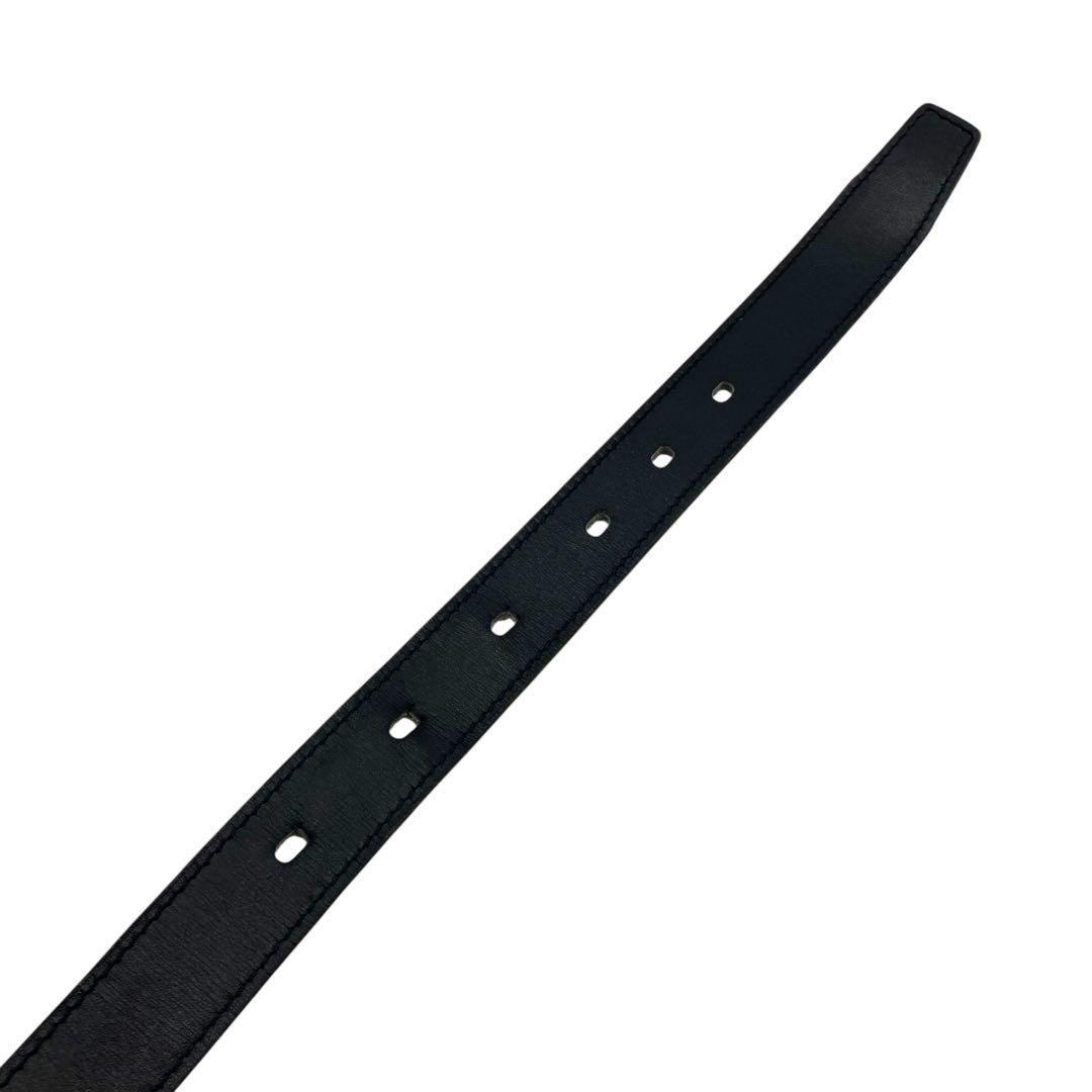 ⭐️良品⭐️ エルメス アピ ベルト 95 ブラック ブルージーン