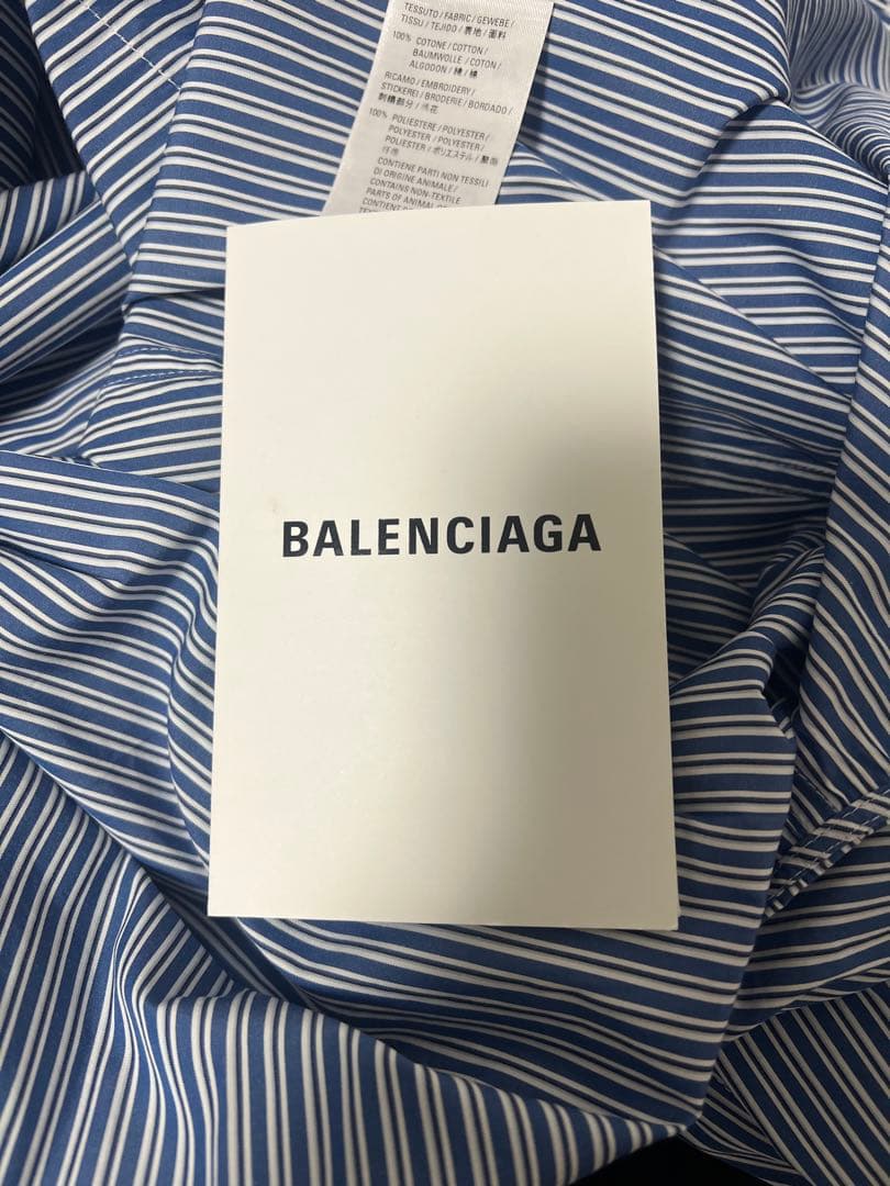 トップス BALENCIAGA oversized stripe shirt xxs