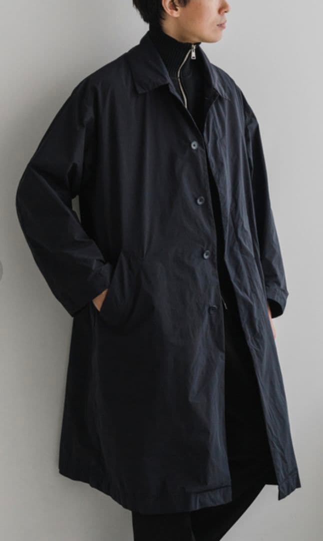 ATON 別注 AIR WHEATHER BALMACAAN COAT