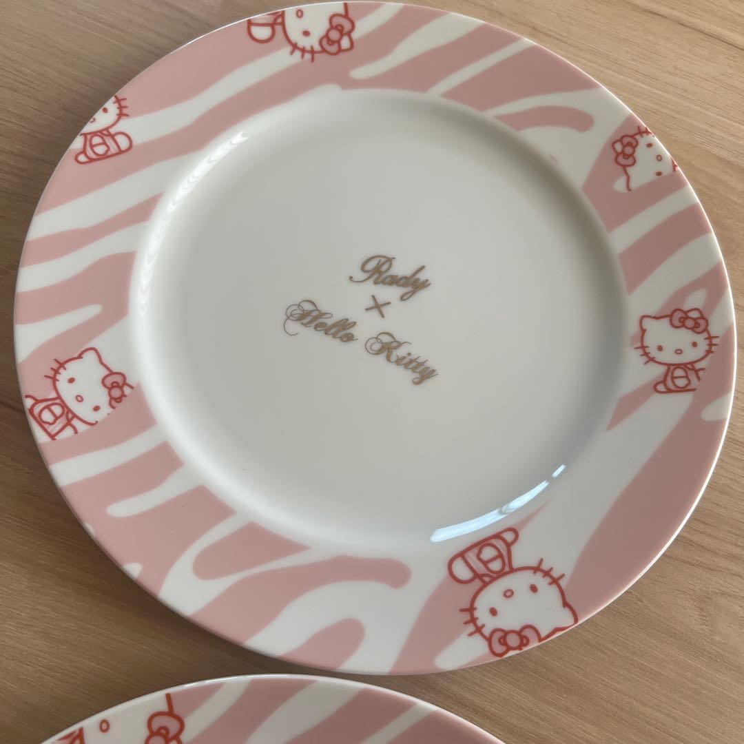 希少　激レア　入手困難　rady 大皿　ハローキティ　ゼブラ　キティちゃん