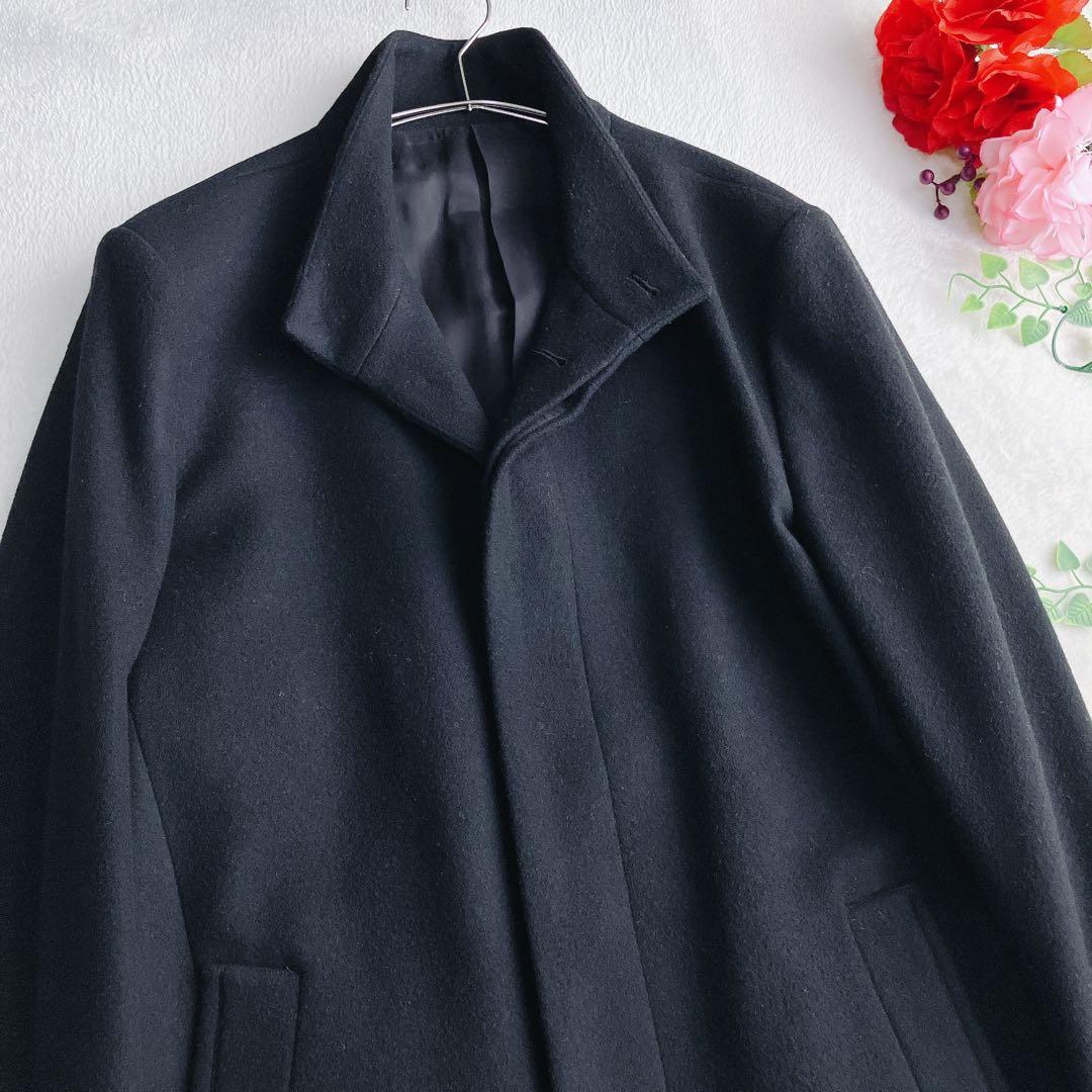 セオリー★スタンドカラーロングコート ラムメルトンウール BELVIN 現行タグ