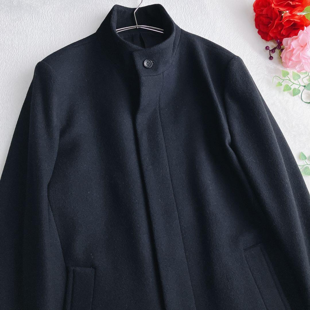 セオリー★スタンドカラーロングコート ラムメルトンウール BELVIN 現行タグ