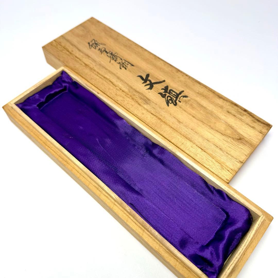 未使用 文鎮 ペーパーウエイト 高岡銅器 二上常太郎作 福禄寿 小槌 共箱