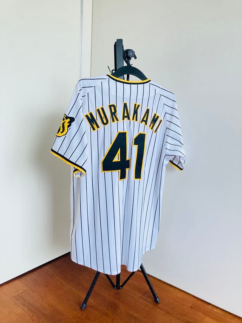 ミズノ　阪神タイガース　村上　ホーム　ユニフォーム　メンズ　M 刺繍