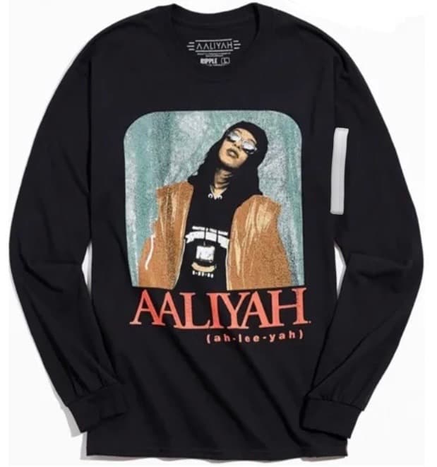 新品未使用　Aaliyah オフィシャルロンT