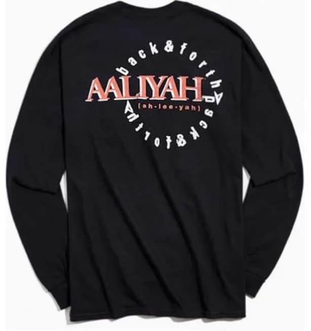 新品未使用　Aaliyah オフィシャルロンT