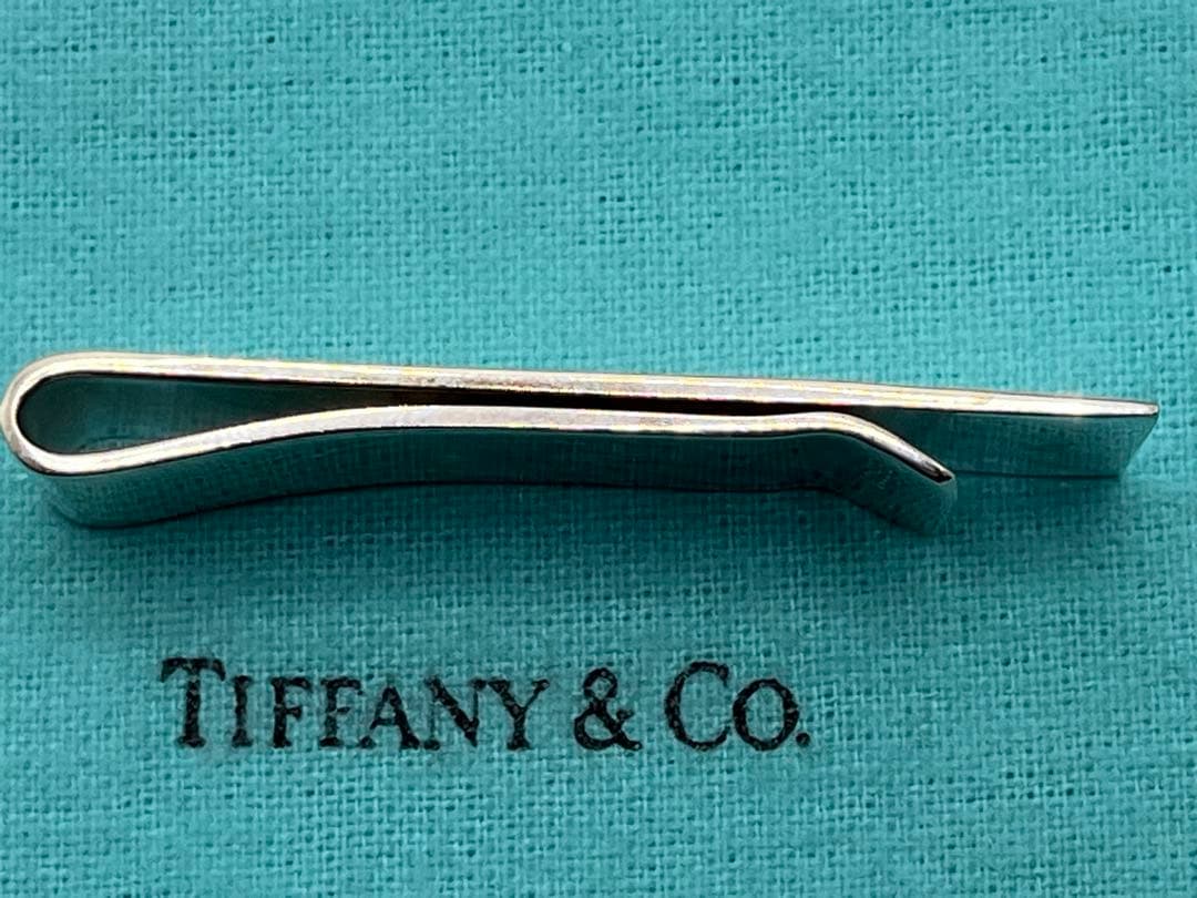 c443 ティファニー　エンジンターン　マネークリップ　シルバー　925