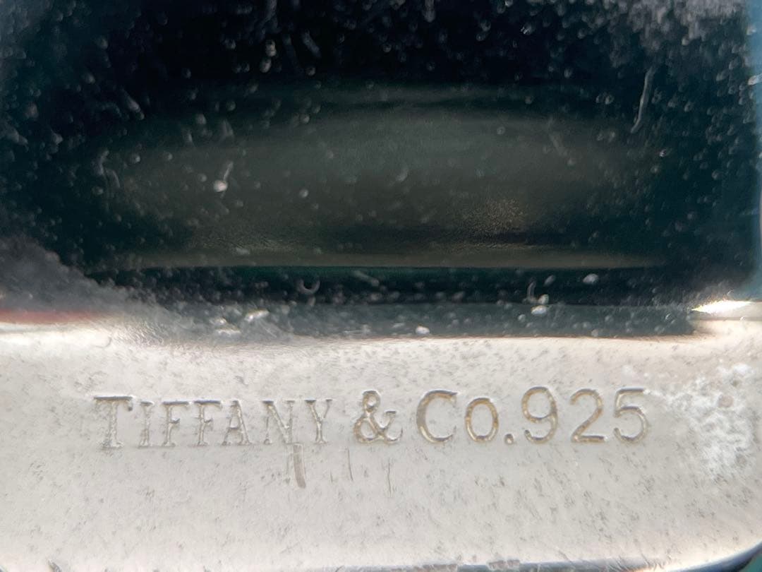 c443 ティファニー　エンジンターン　マネークリップ　シルバー　925