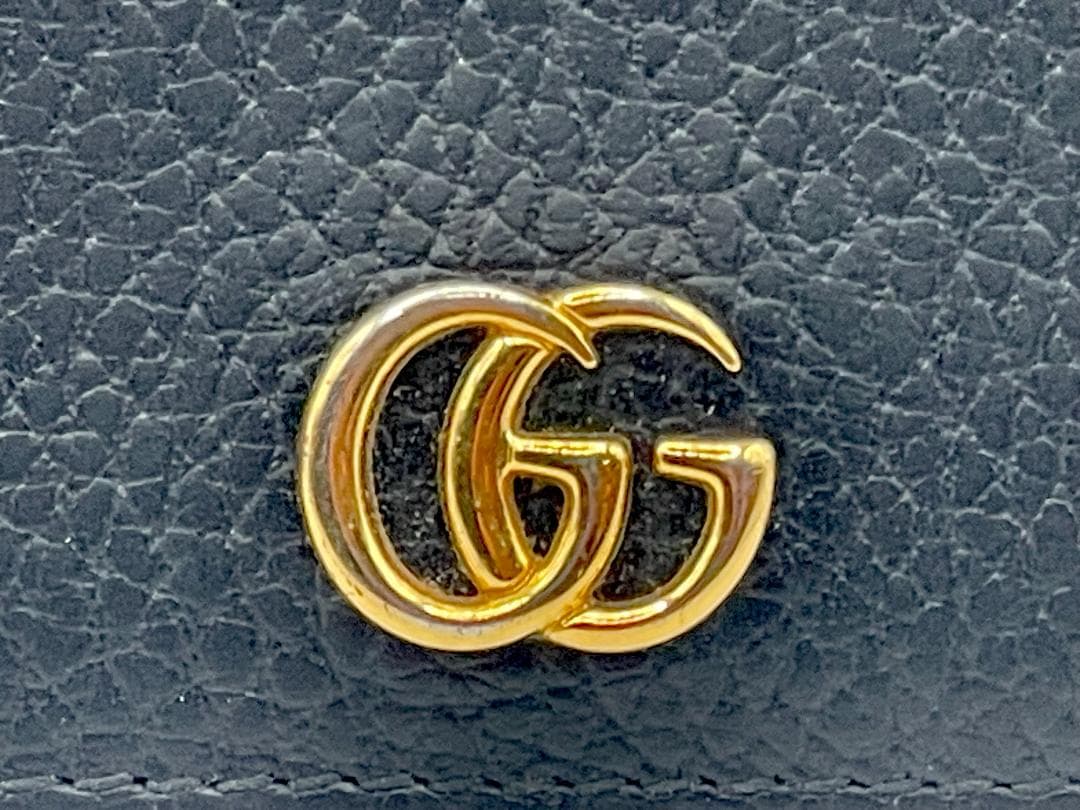 ゆ*う様 《正規品》GUCCI 　レザー　グッチ　ブランド　鑑定済み　黒　ケース