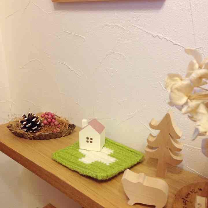 オーダー受付☆クロス柄アクリルエコたわし