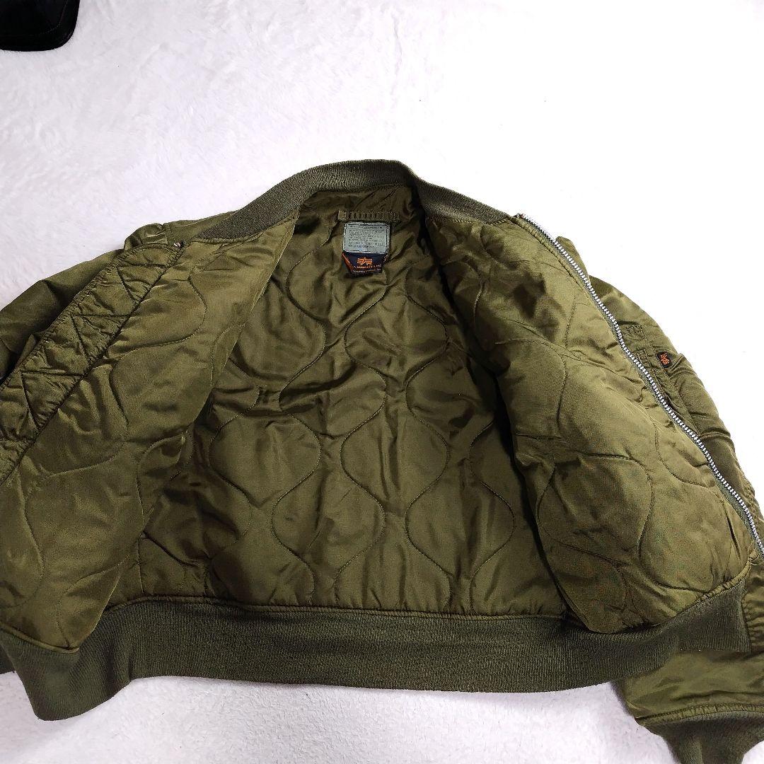 ✨超激レア90s ✨ALPHA　アルファ　MA-1　グランドクルー USA製 M