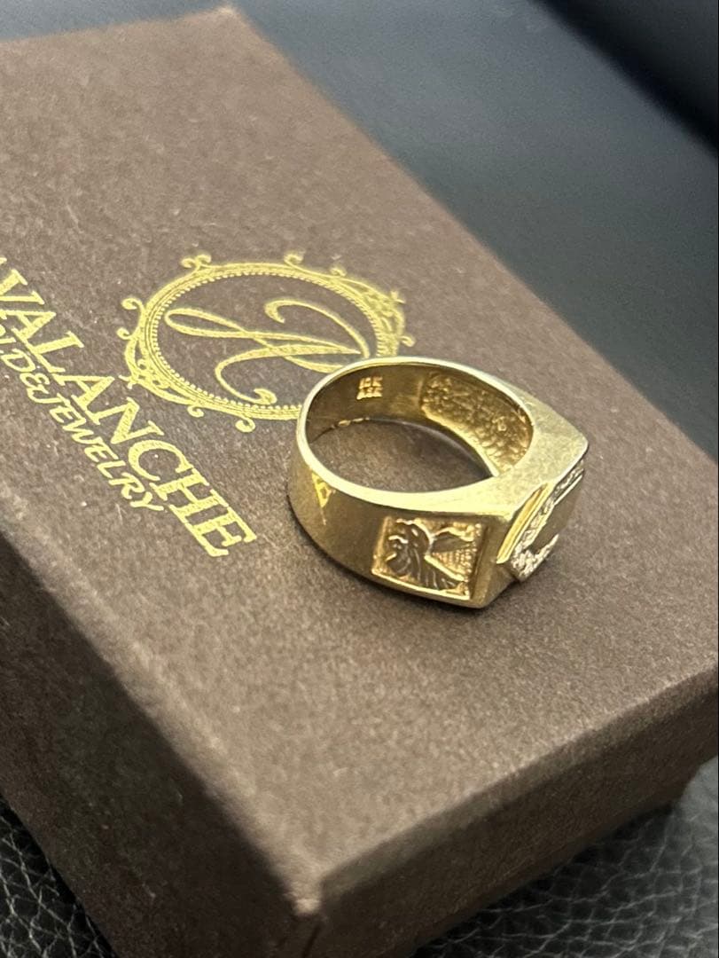 AVALANCHE avalanche 10k イエローゴールドリング