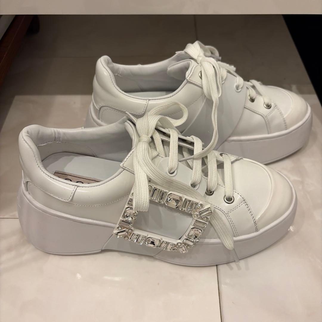 ROGER VIVIER 厚底　ホワイトスニーカー　35