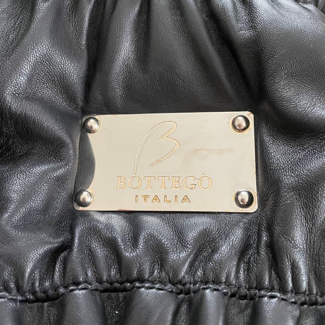 未使用 イタリア製 BOTTGO ラムナッパレザージャケット ダウン 襟