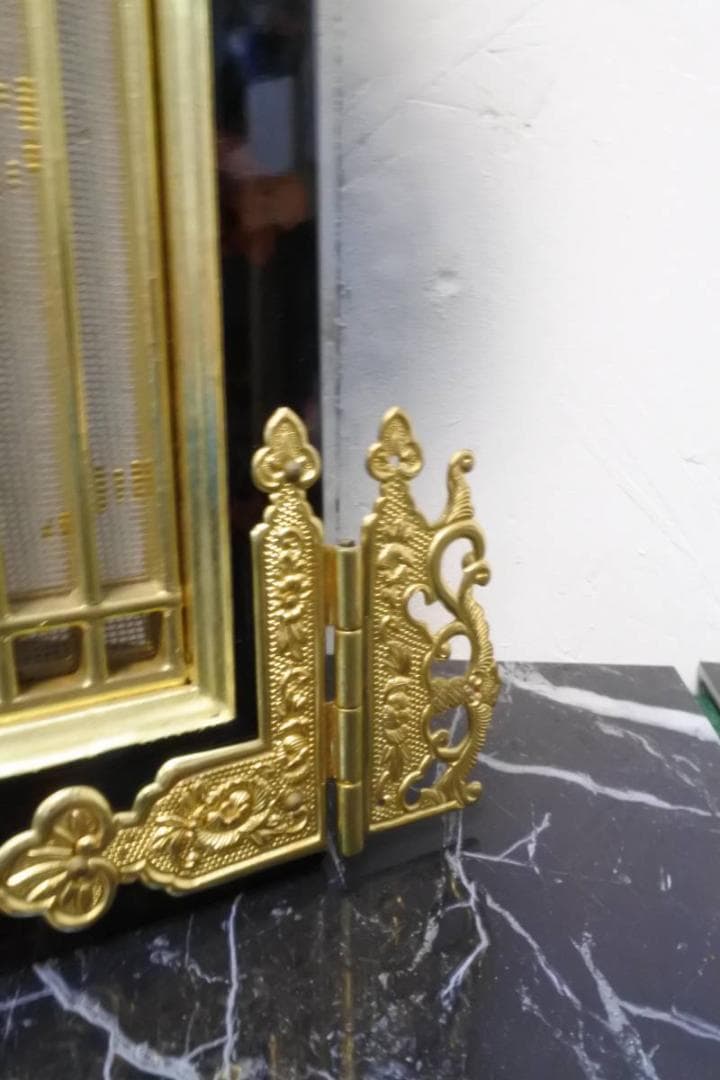 限定値下　【収集品】中扉　純金箔　仏壇　仏具　2752